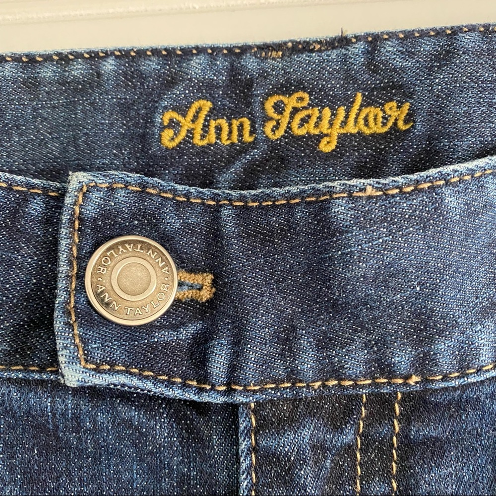 Ann Taylor Modern Fit Lindsay Waist Denim Capri Jeans Women’s Size 10 - Picture 4 of 12